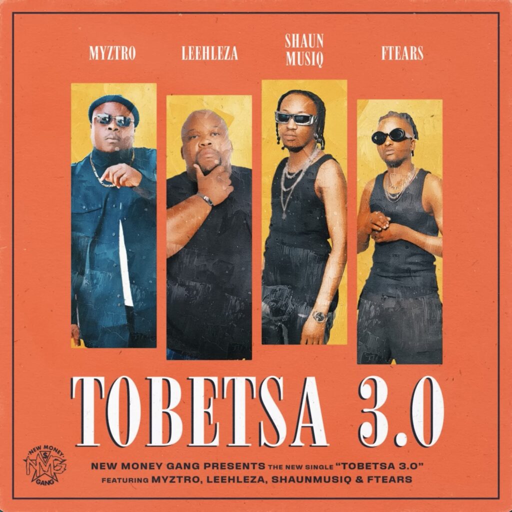 New Amapiano release by Myztro as he releases 3.0 of Tobetsa, featuring Leehleza, Shaunmusiq & Ftears